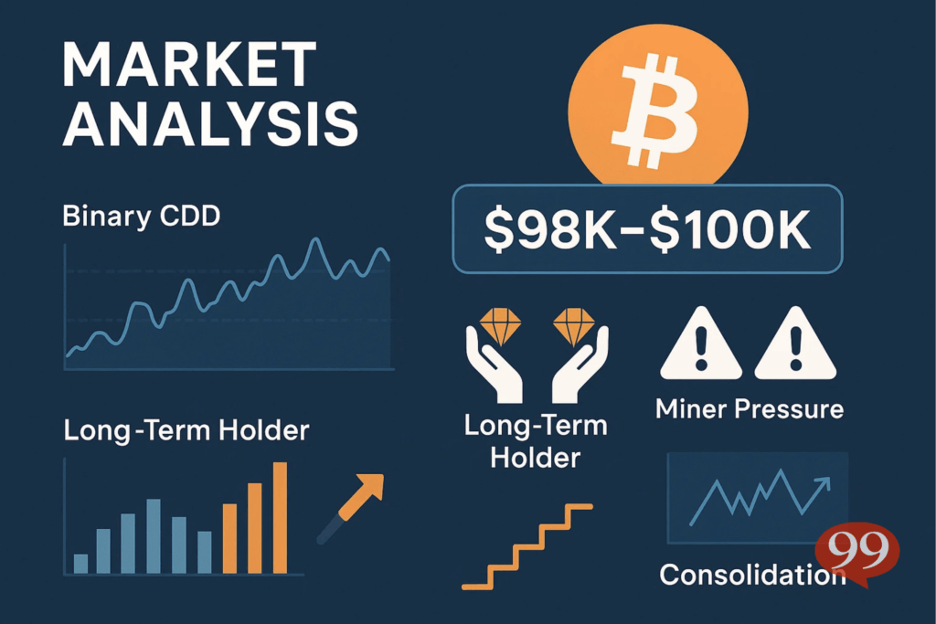 Bitcoin : consolidation silencieuse et mineurs sous pression révèlent un marché en transition