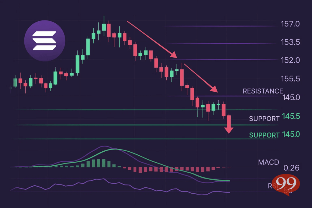 SOL sous pression technique majeure : supports menacés, un rebond est-il possible ?