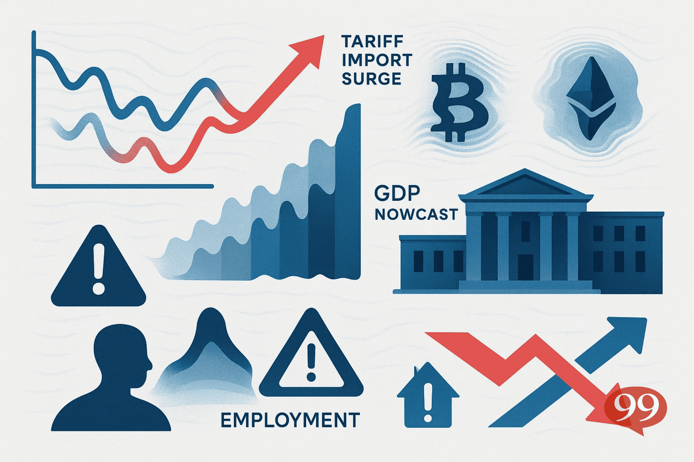 L’économie américaine souffre enfin des tariffs, quel impact sur le Bitcoin ?