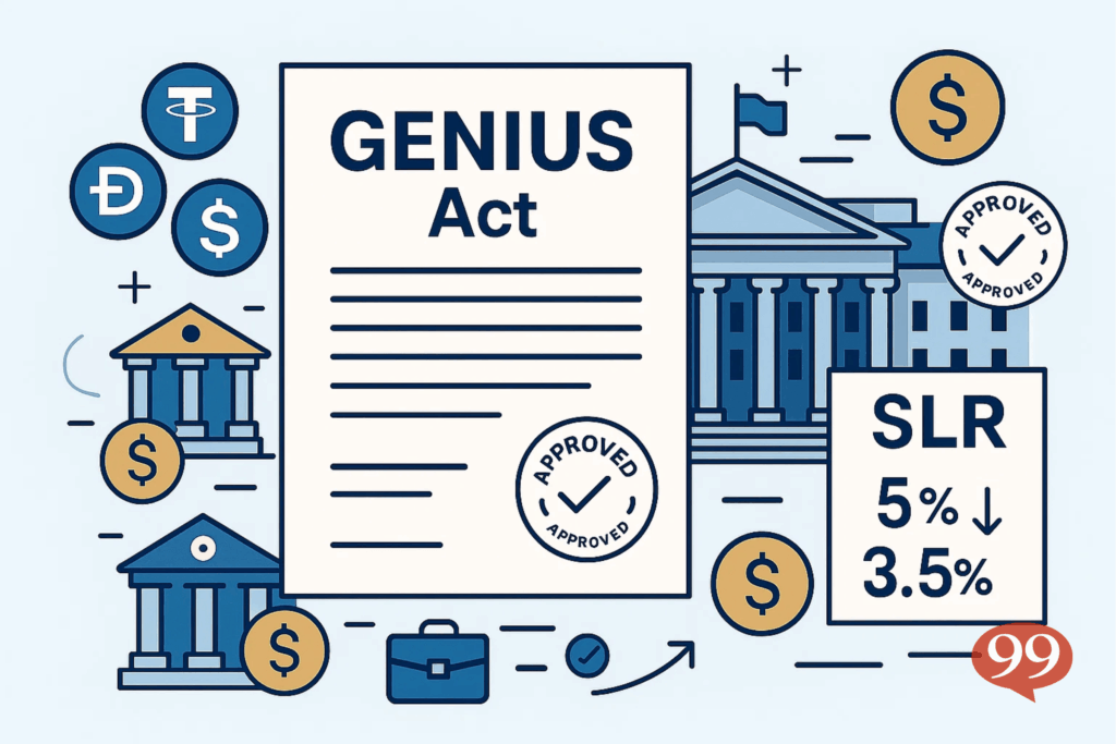 GENIUS Act adopté : révolution stablecoin et SLR transforment la finance US