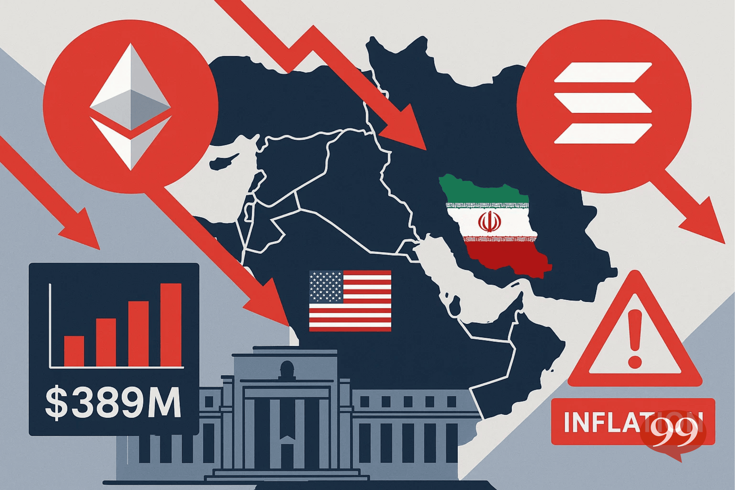 Crypto en chute libre depuis le 12 juillet : les tensions Iran-USA explosent