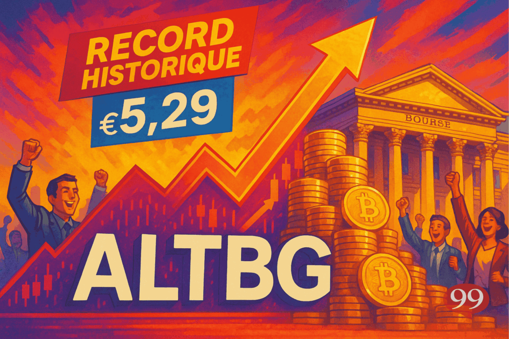 Blockchain Group explose en Bourse grâce à sa stratégie Bitcoin