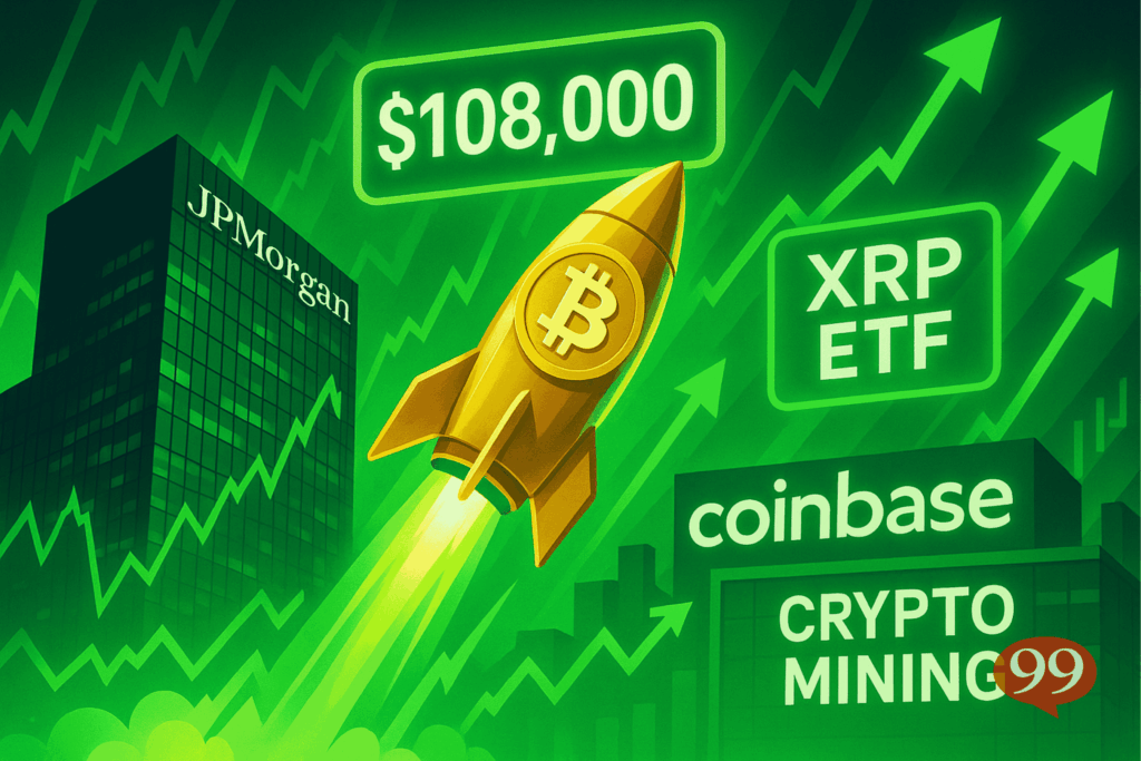 Bitcoin explose à 108K : JPMorgan va-t-il tout changer ?
