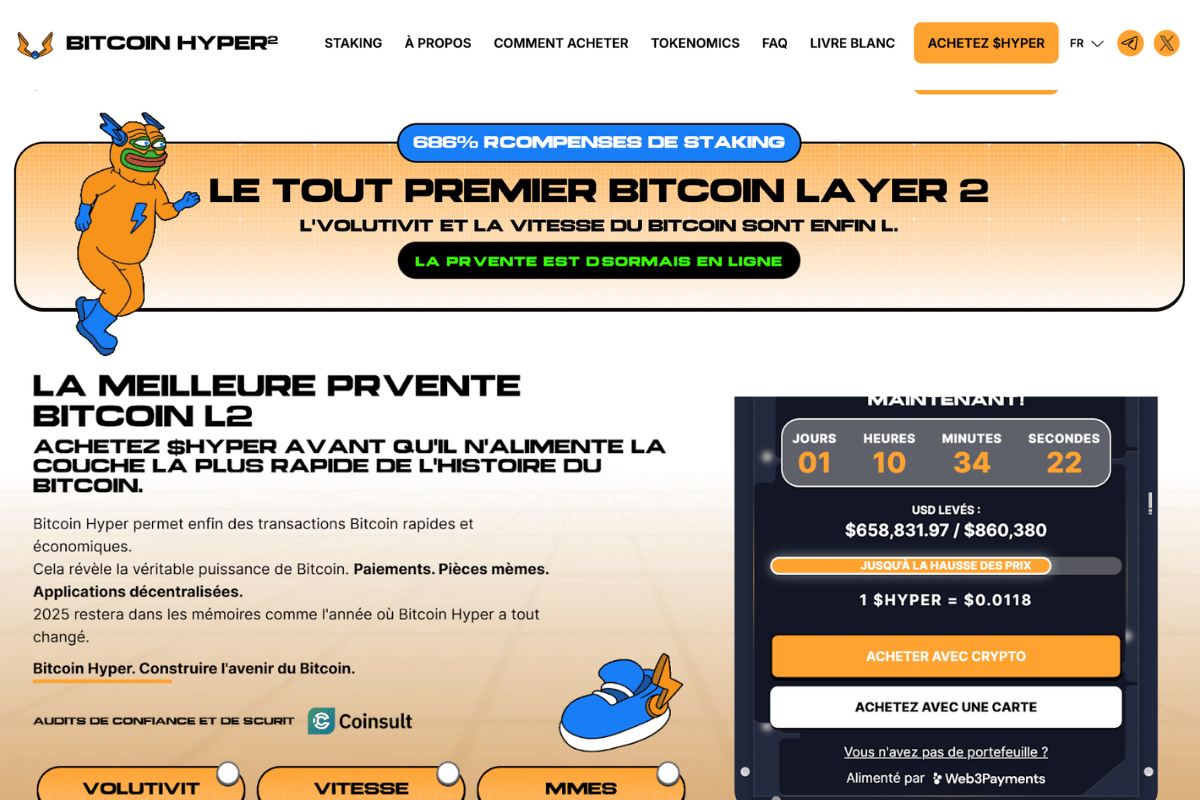 Prédiction Bitcoin Hyper : Quel avenir pour ($HYPER) de 2025 à 2030 ? Notre Analyse