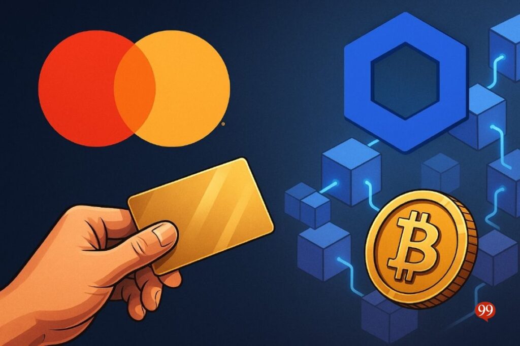 Mastercard et Chainlink lancent l’achat crypto on-chain