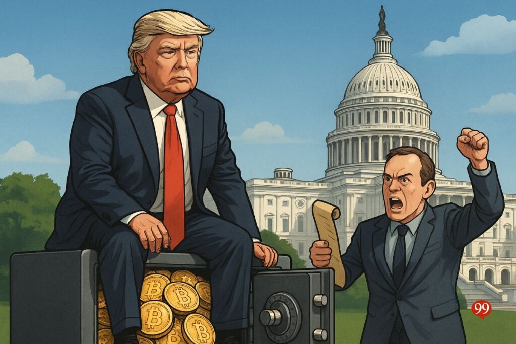 CryptoGate : Trump garde ses tokens, le Congrès s’inquiète