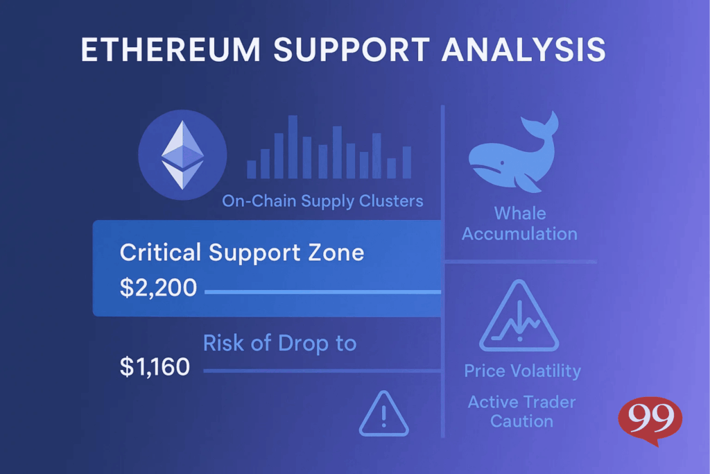Ethereum sous la menace de retourner à 1 100 dollars