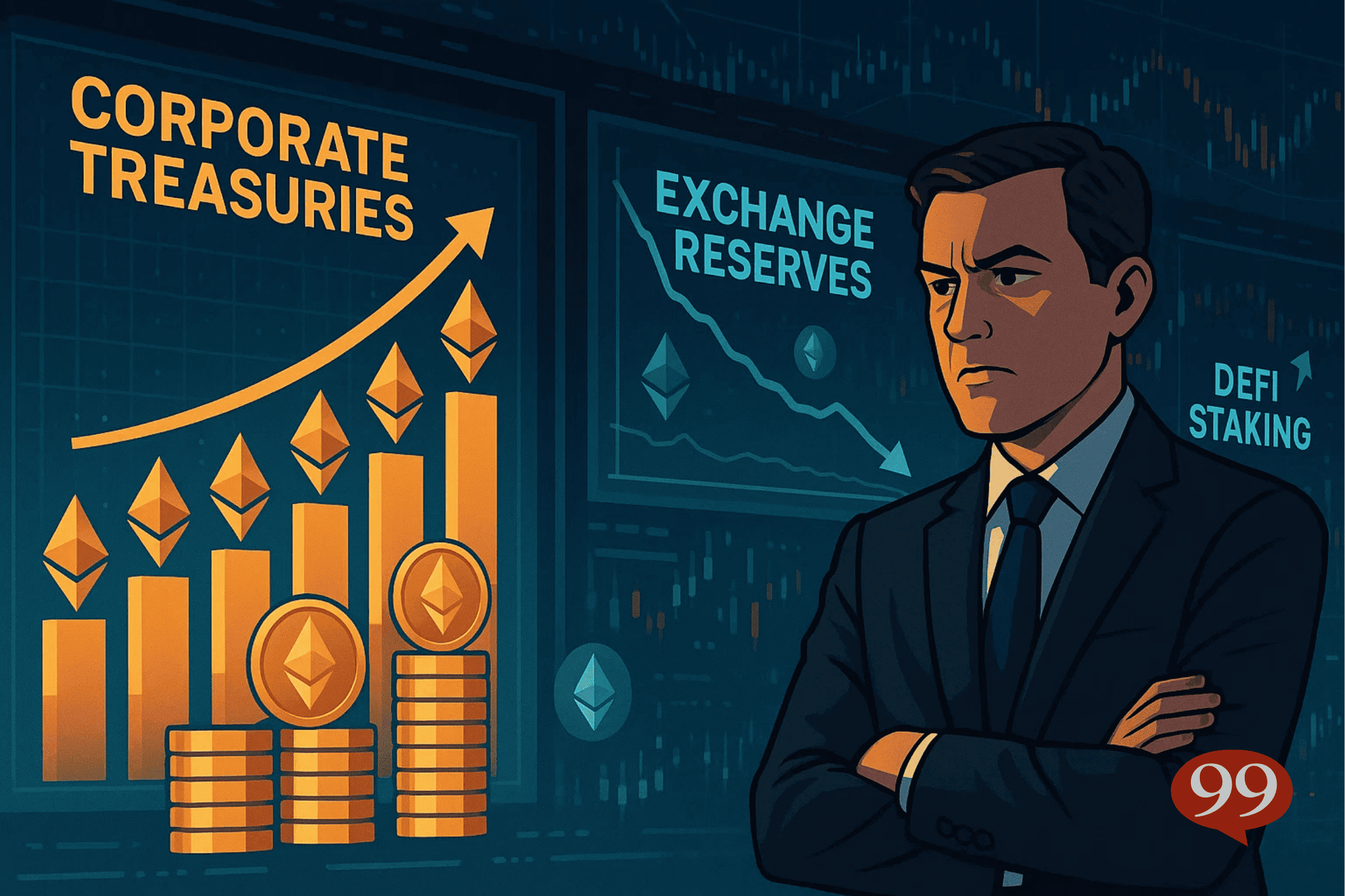 Ethereum : ce raz-de-marée des trésoreries va-t-il faire exploser ETH ?