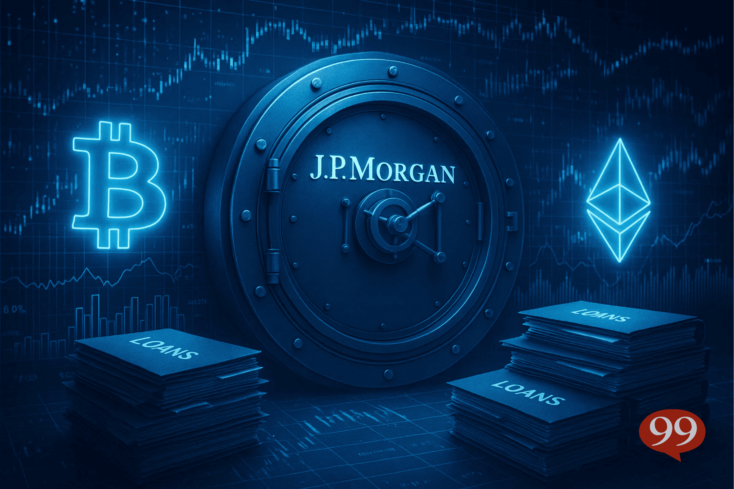 Changement de paradigme : JPMorgan ouvre la porte aux prêts cryptos