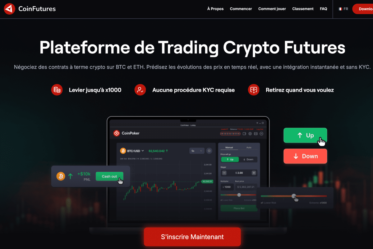 CoinFutures Avis 2026 : Avantages et inconvénient