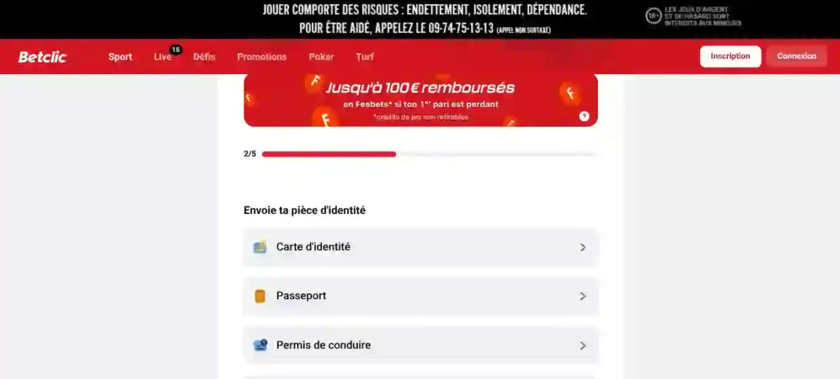 Betclic KYC