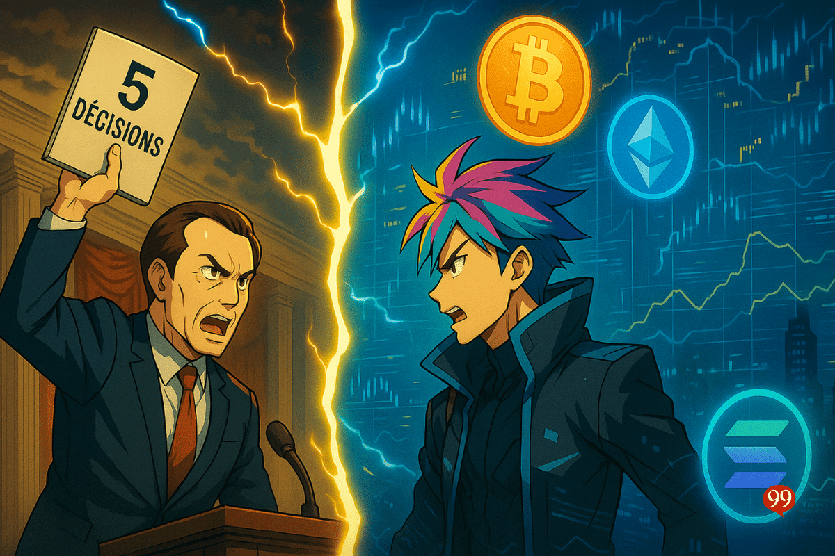 Crypto Week vs Congrès US : 5 décisions qui peuvent changer le marché dès mercredi