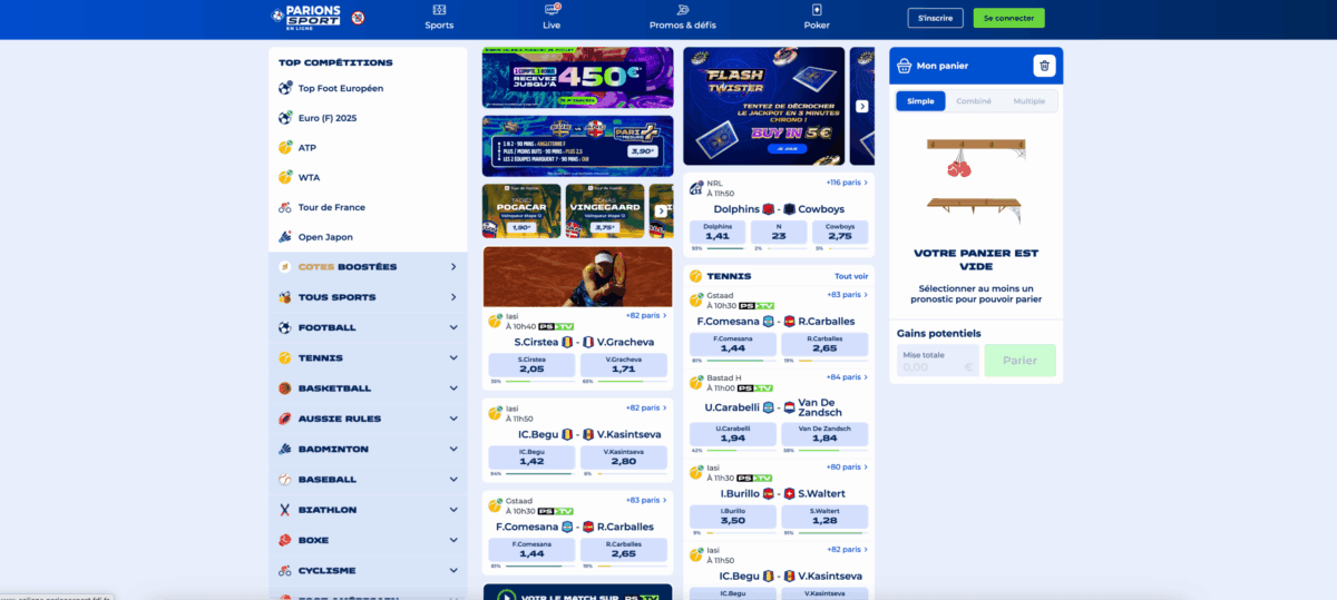 parions sport casino sans kyc