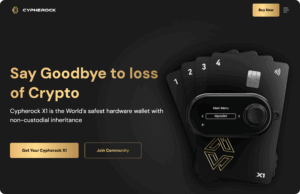 DeFi Wallet physique compatible avec WalletConnect - Cypherock