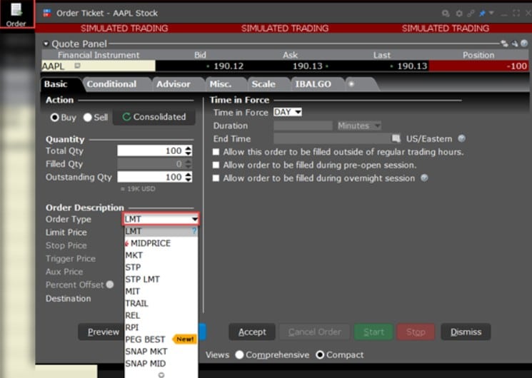 Interactive brokers