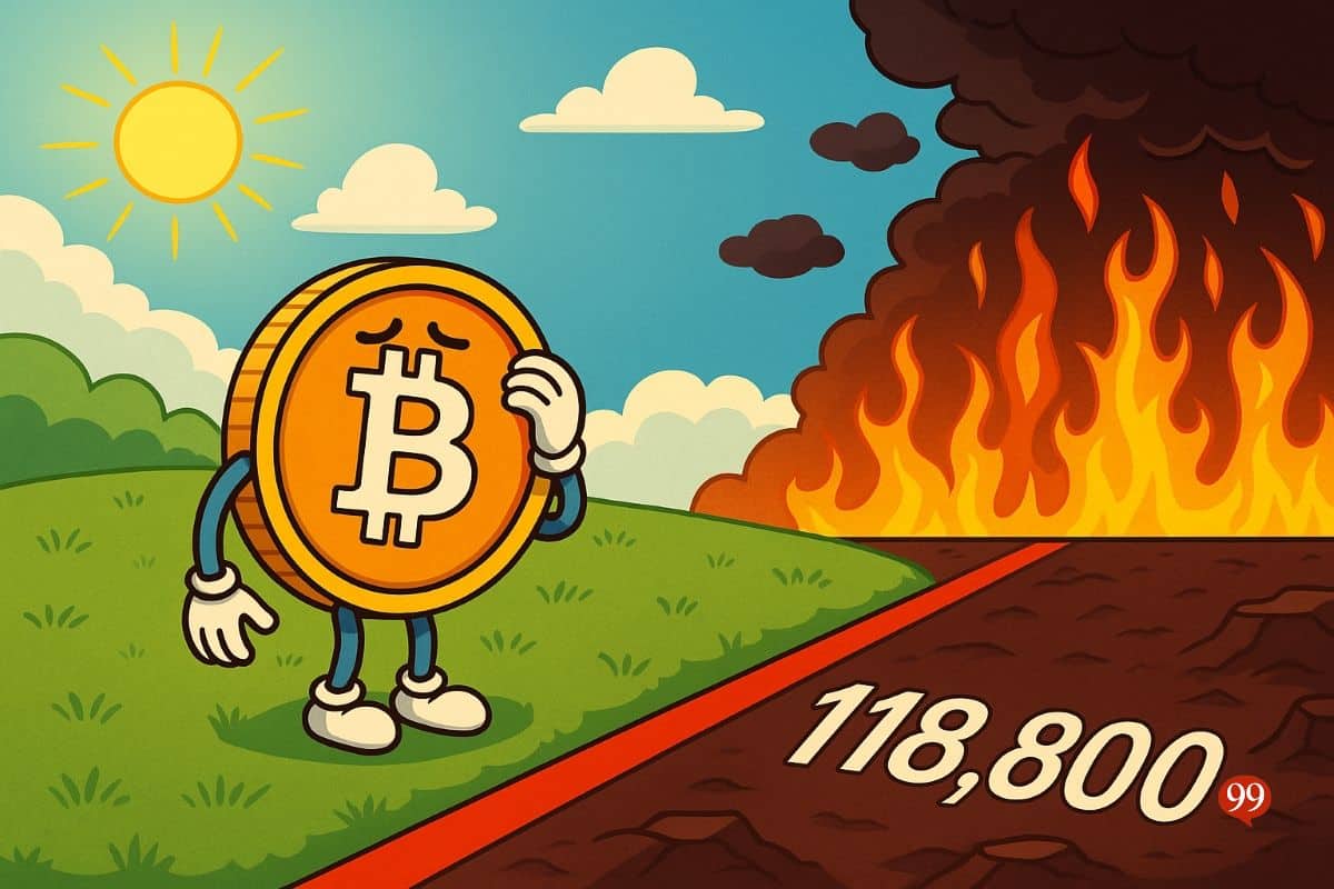 Bitcoin au bord du crash : 118 800 $ ou le chaos ?