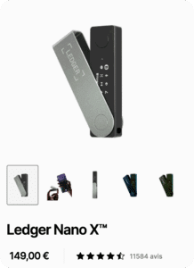 meilleurs portefeuilles crypto - ledger nano x
