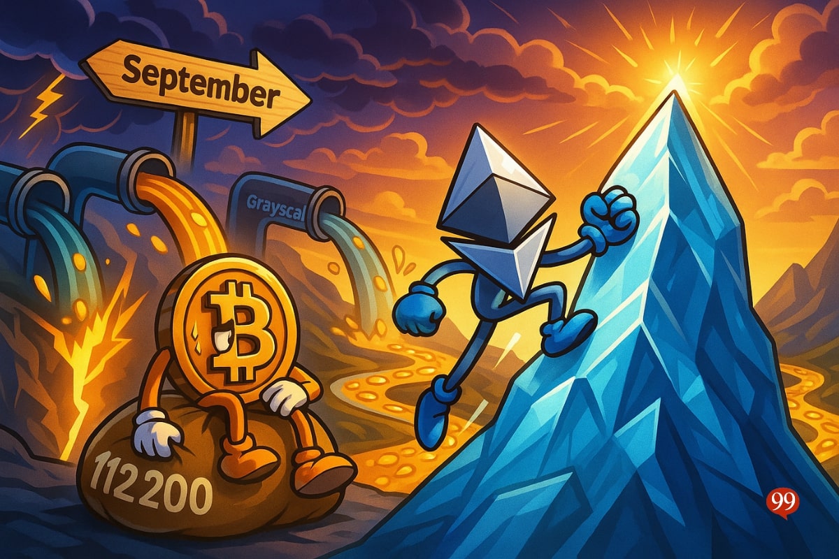 LIVE Crypto : Ethereum consolide, Bitcoin recule à 112 000 $