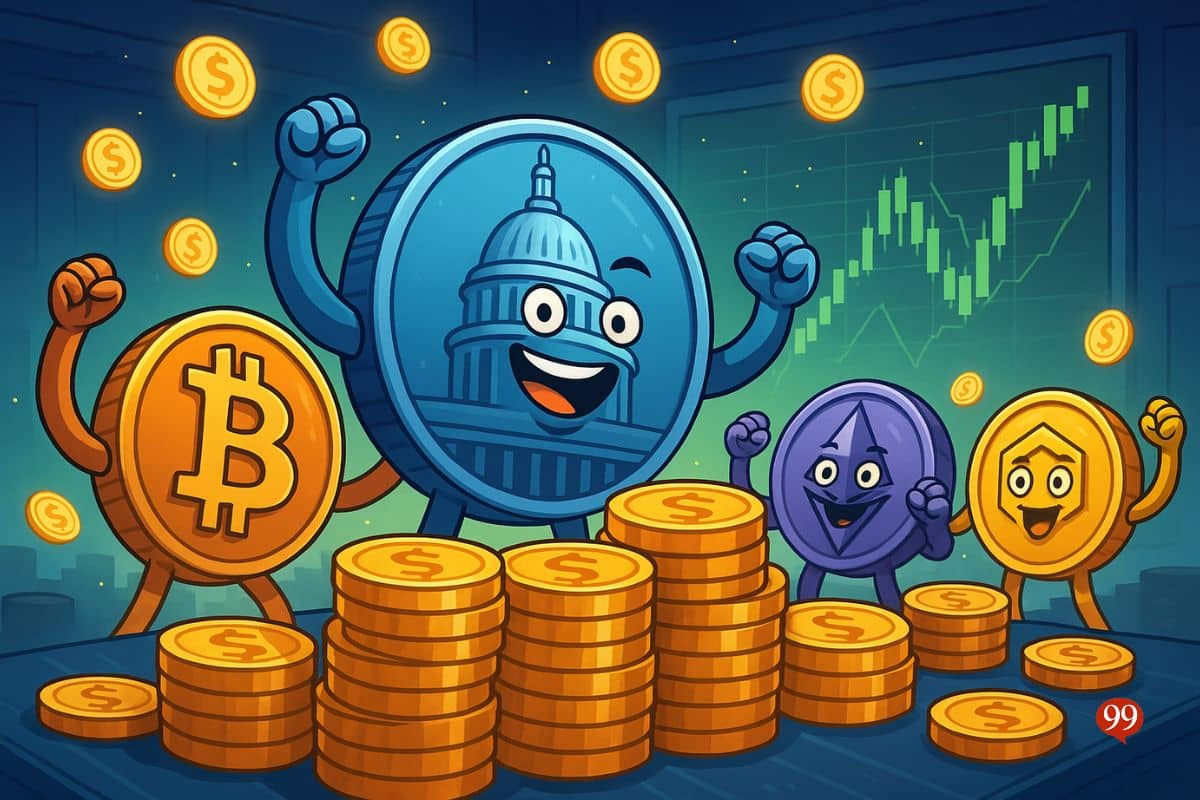 Washington accumule 24B$ en crypto : un record historique