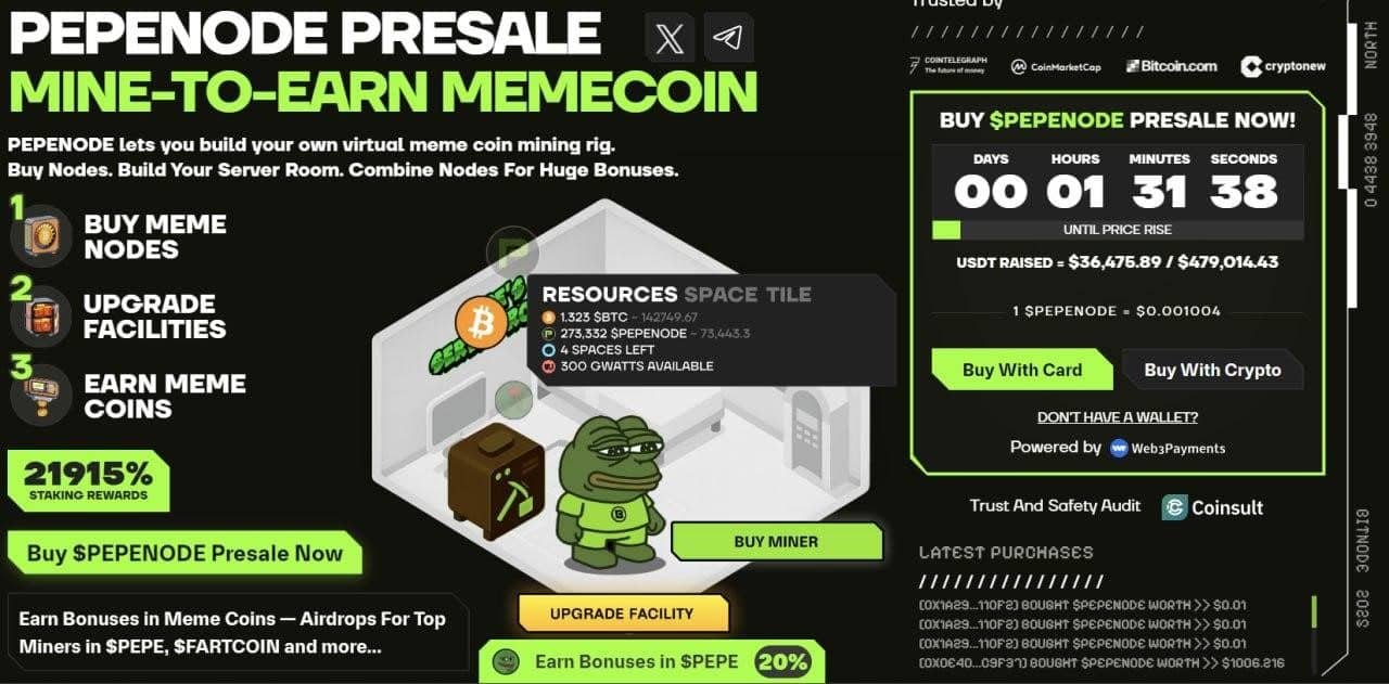 Prédiction Pepenode : prix, potentiel et avenir du mème mining