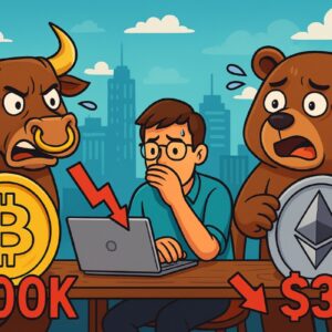 Bitcoin sous 100K ? Ethereum sous 3K ? Les options révèlent un stress massif