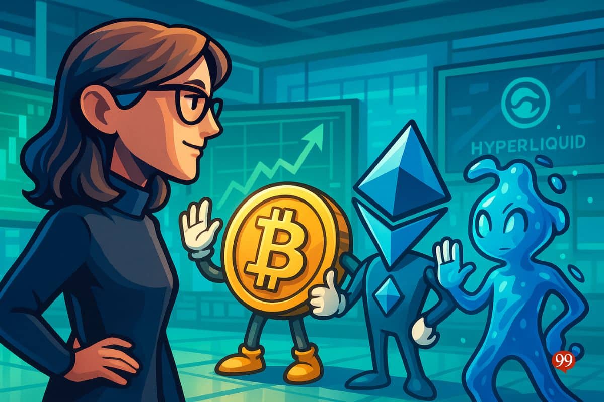 Cathie Wood mise sur BTC et ETH mais garde un œil sur Hyperliquid