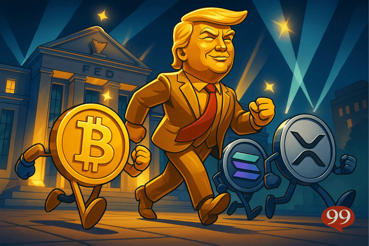 La Fed baisse ses taux : boom crypto ? Bitcoin, Solana, XRP face au risque