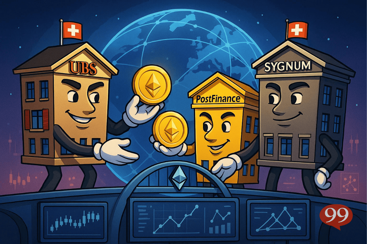 Suisse : paiement interbancaire ERC sur Ethereum, UBS et PostFinance  innovent