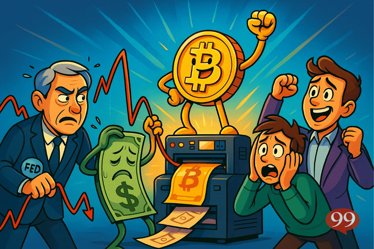 Fed : Un “troisième mandat” qui pourrait hisser le Bitcoin et fragiliser le dollar