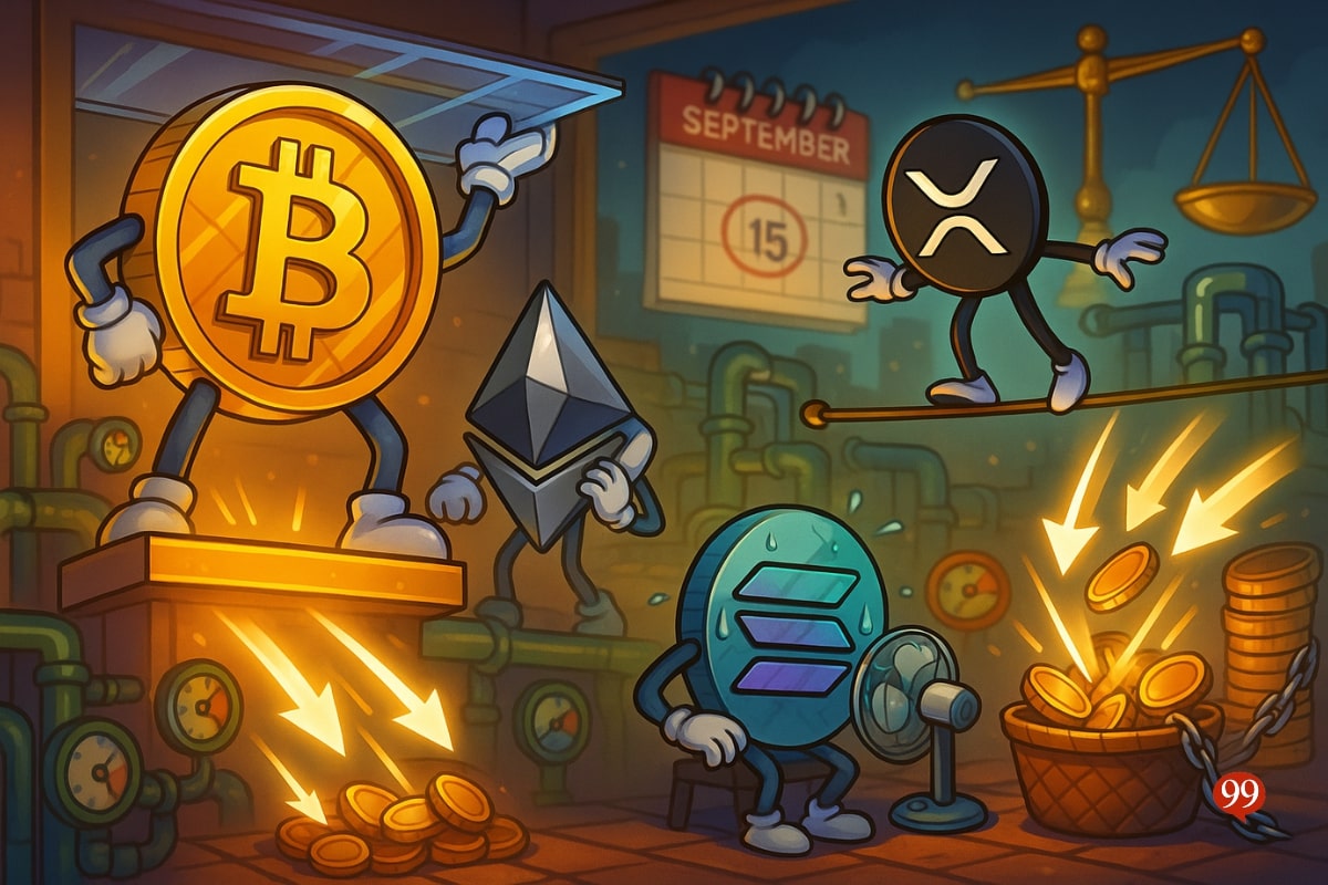 LIVE crypto du 15 septembre : Bitcoin, XRP, Solana