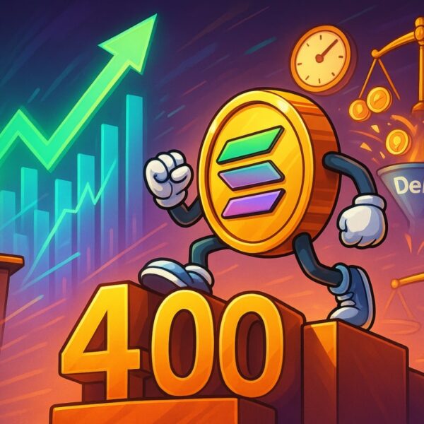 +30% en un mois : Solana vers les 400 $ après la Fed ?