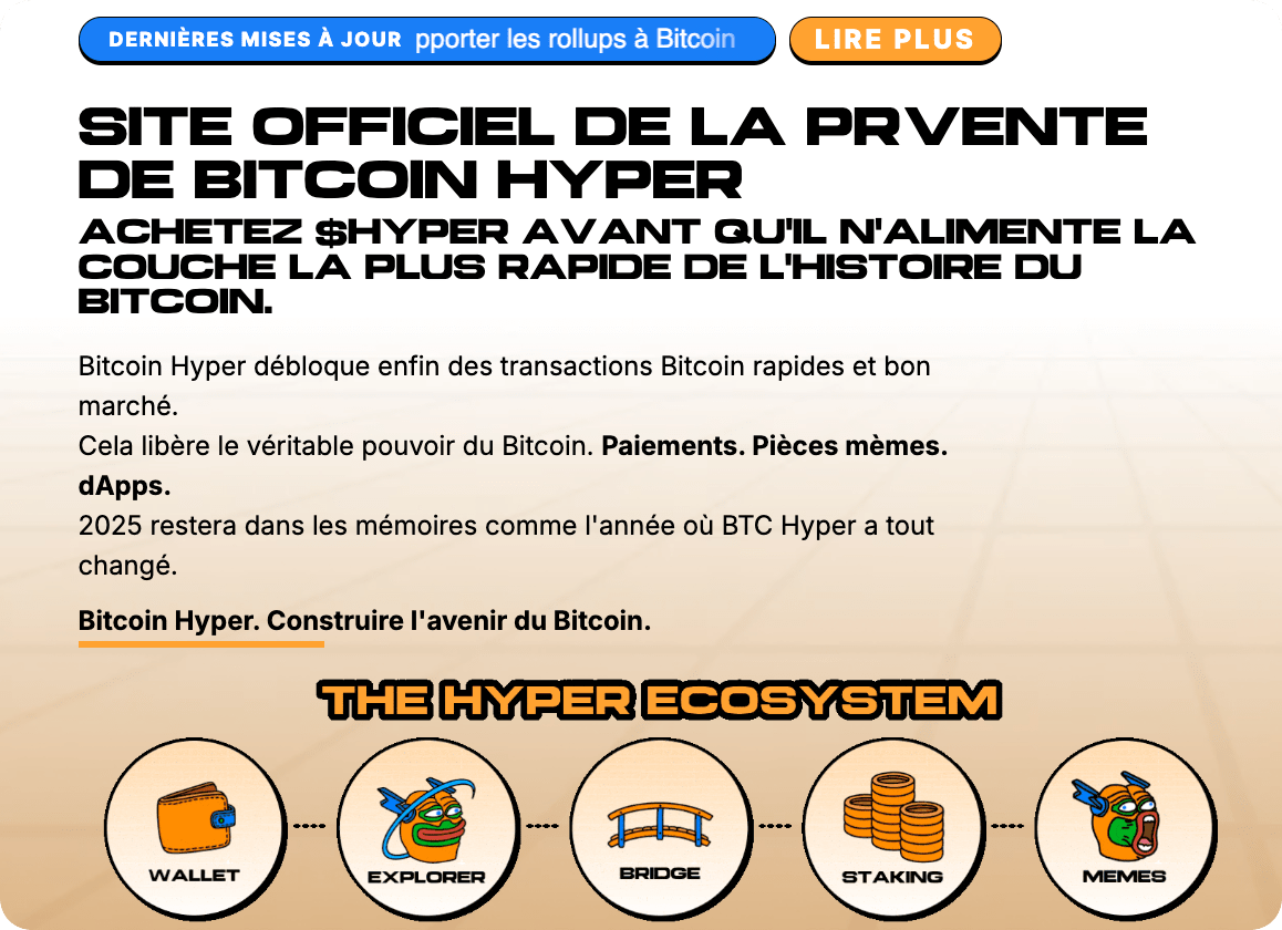 Crypto-monnaie Prometteuse Bitcoin Hyper