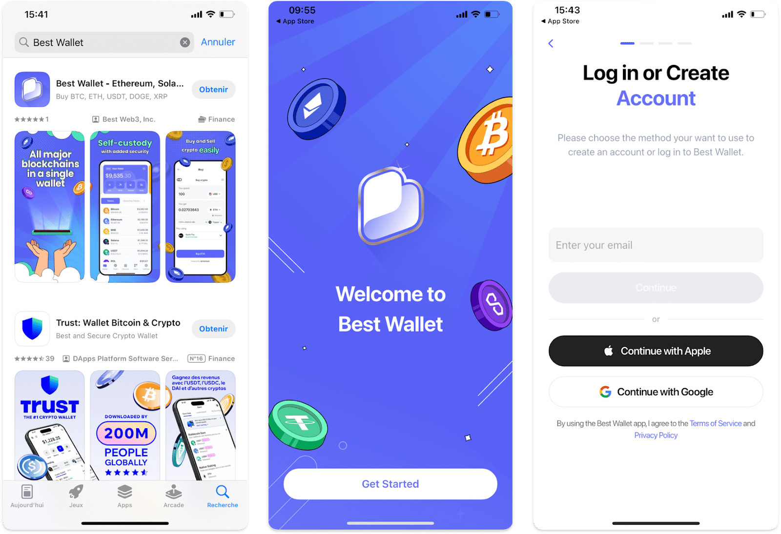 application Best Wallet