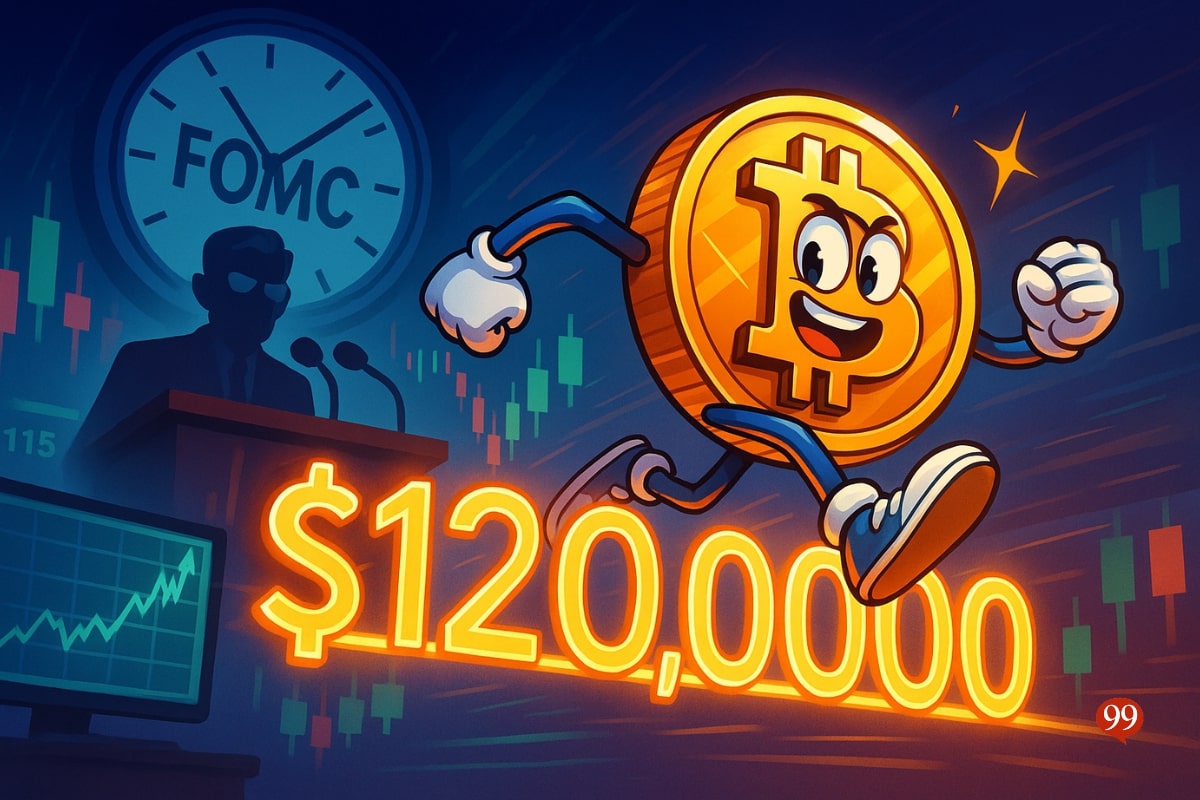 Fed aujourd’hui : Bitcoin prêt à casser 120 000 $ en une annonce ?