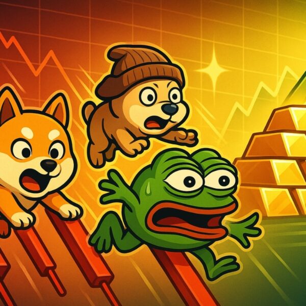 Crash crypto : 3 memecoins à acheter pendant que l’or bat des records