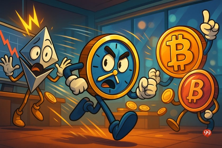 Crash Bitcoin : l&rsquo;argent intelligent parie sur HYPER