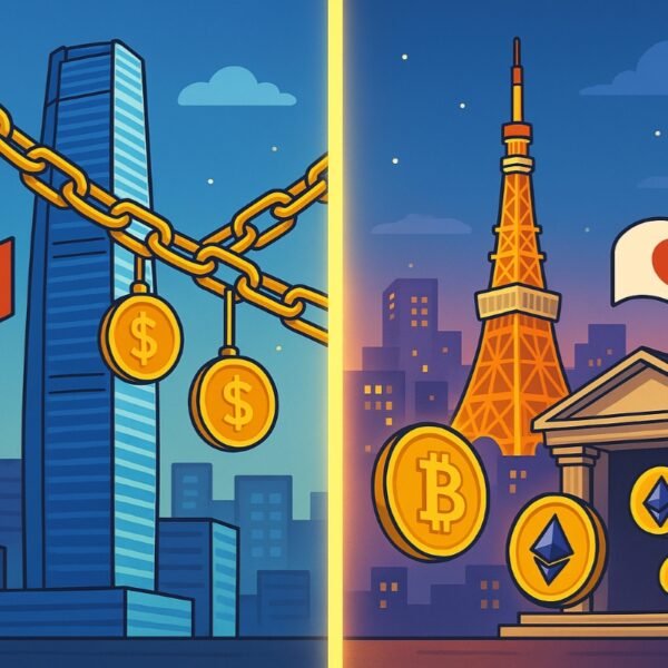 Asie : Pékin freine les stablecoins, Tokyo ouvre la porte aux cryptos