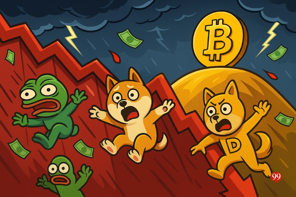 Dogecoin, Pepe, Shiba… le crash qui efface trois mois de hype