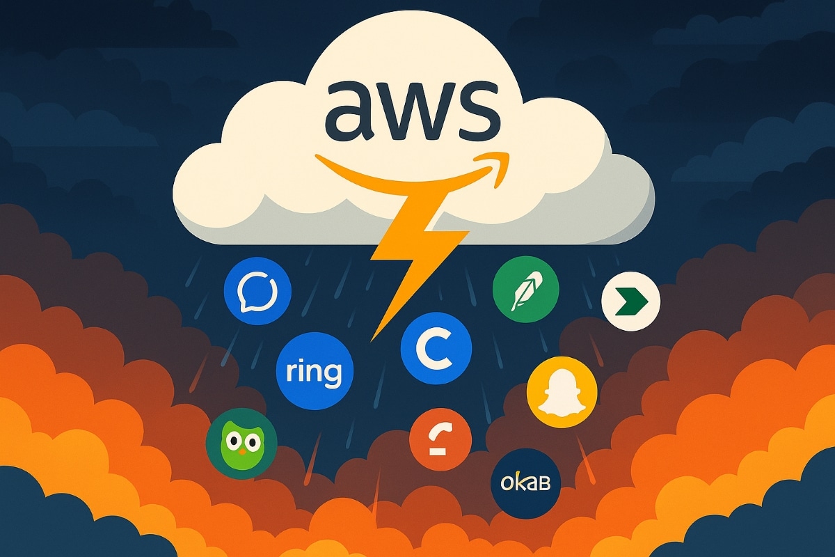 Panne AWS, le web se fige