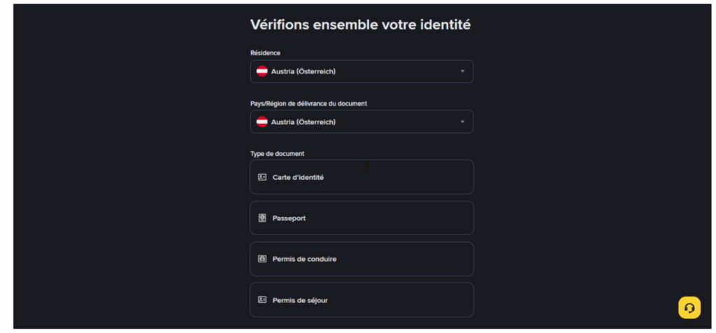 binance vérification