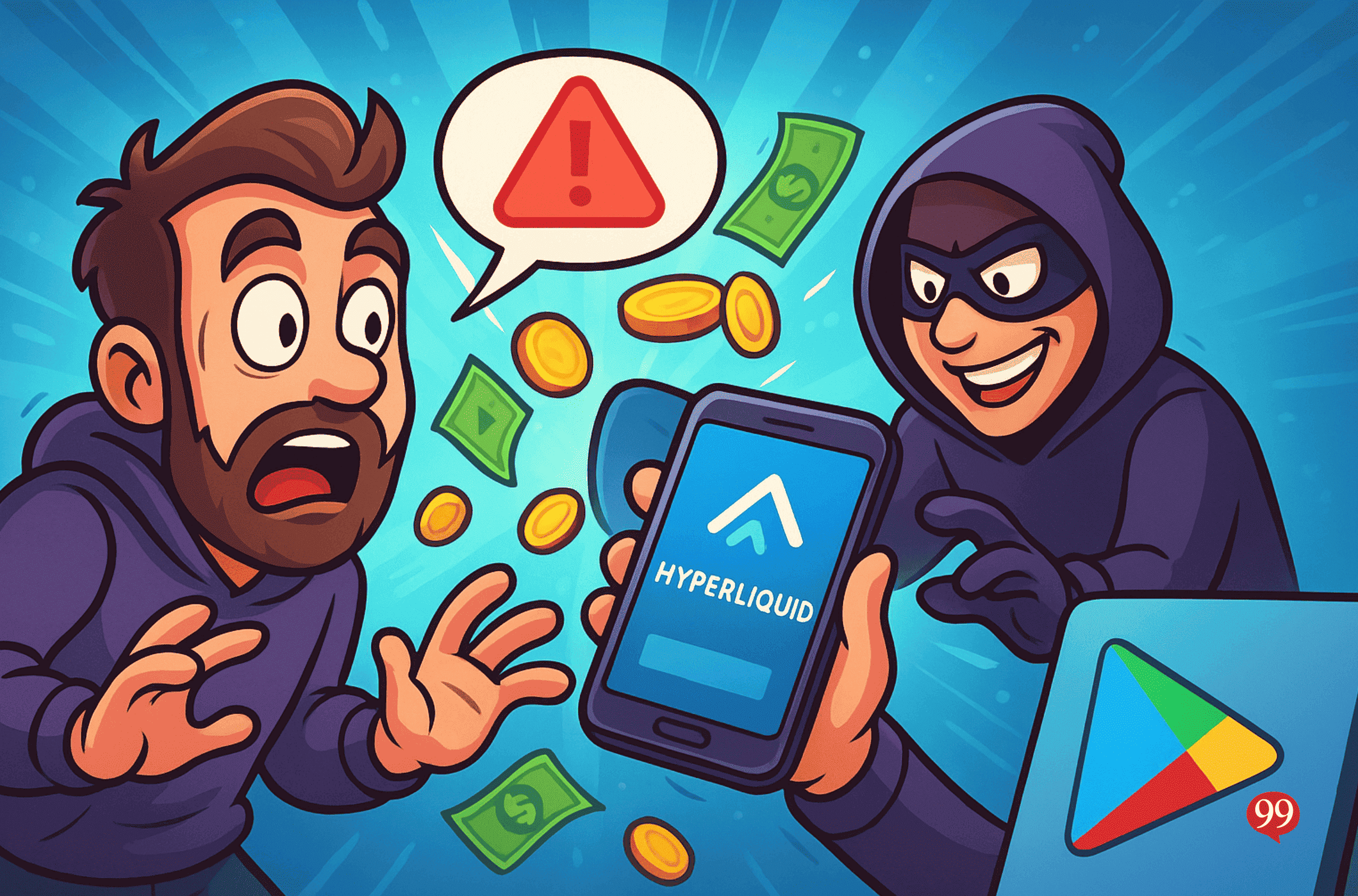 ZachXBT découvre une fausse app Hyperliquid : 281 000 $ sont dérobés.