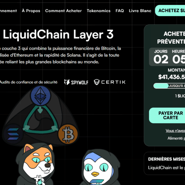 Prédiction du prix de LiquidChain ($LIQUID) pour 2026-2030 : peut-il atteindre 1$ ?