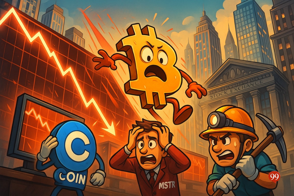 Bitcoin en chute libre, Wall Street tremble : ces entreprises crypto impactées par la chute