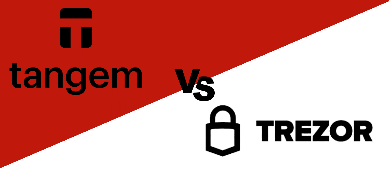 comparatif Tangem / trezor