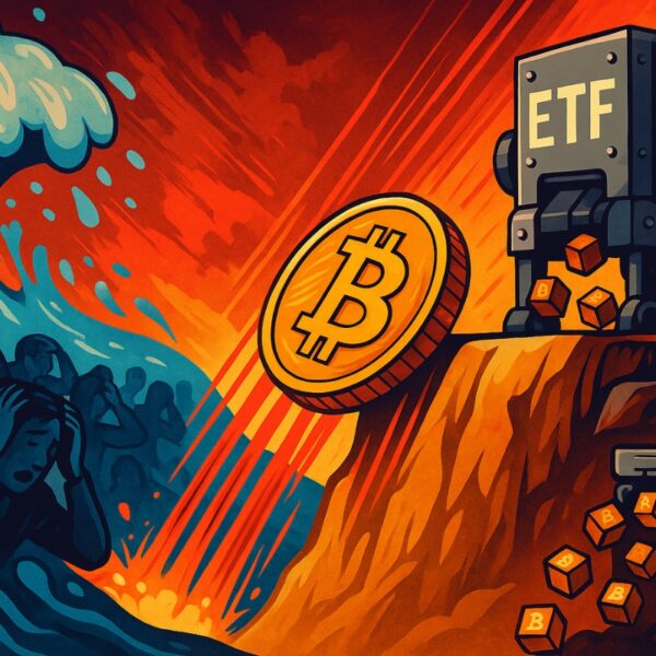 Bitcoin plonge, investisseurs récents en perte et les ETF vendent