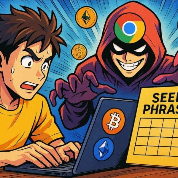 Alerte sécurité : un wallet disponible sur Chrome capable de voler votre seedphrase