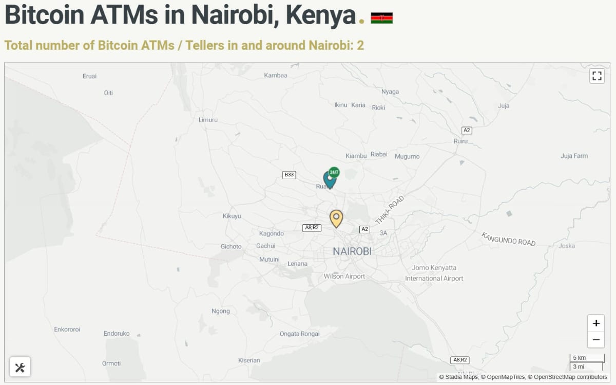 Le Kenya ouvre sa loi crypto, les distributeurs apparaissent aussitôt