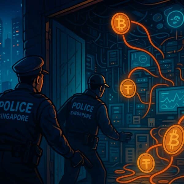 Un raid à Singapour expose un réseau d’arnaques crypto