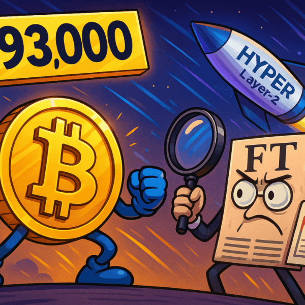 Bitcoin franchit 93 000 $ malgré les critiques du FT : Bitcoin Hyper lève 29 millions $