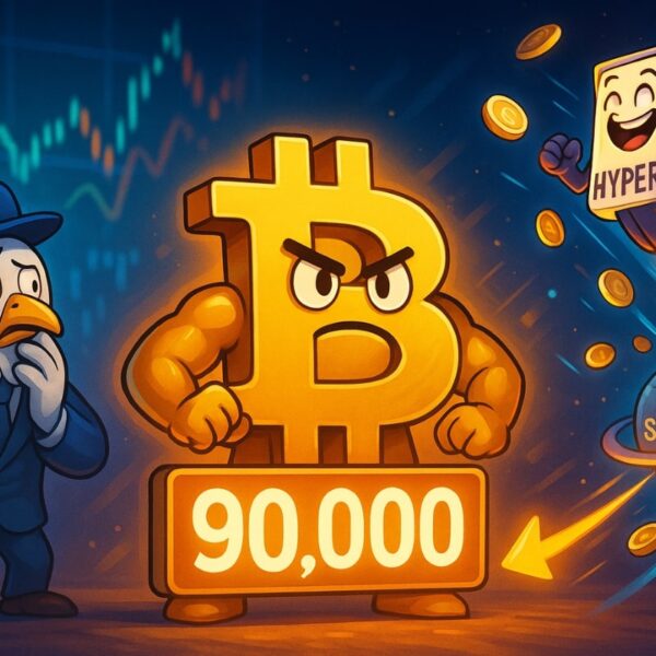 Bitcoin cale à 90 000 $, la Fed se montre plus souple, et le potentiel bascule vers $HYPER